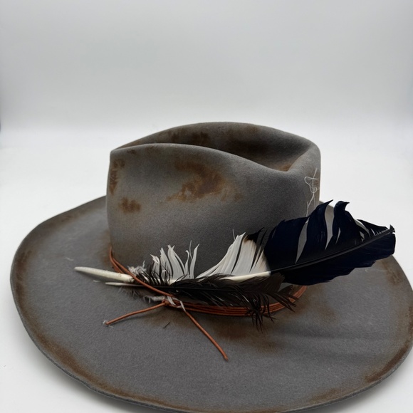 American Hat Co. Like Stetson Vintage hand finished one of a kind size 7 main image 4